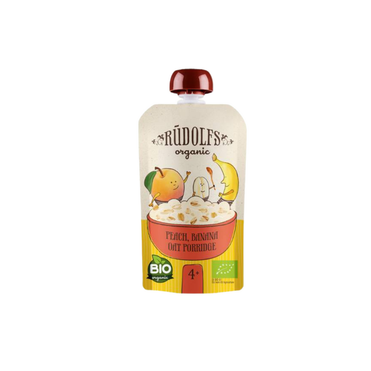 [Halal] Rudolfs Organic Premium Baby Porridge in Pouches (suitable: 4m+ -- 6m+)