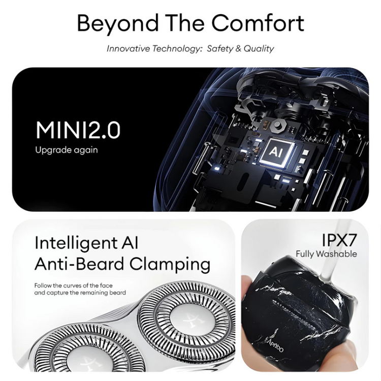 Apiyoo T3-2 Portable Marble Dual-Head Shaver