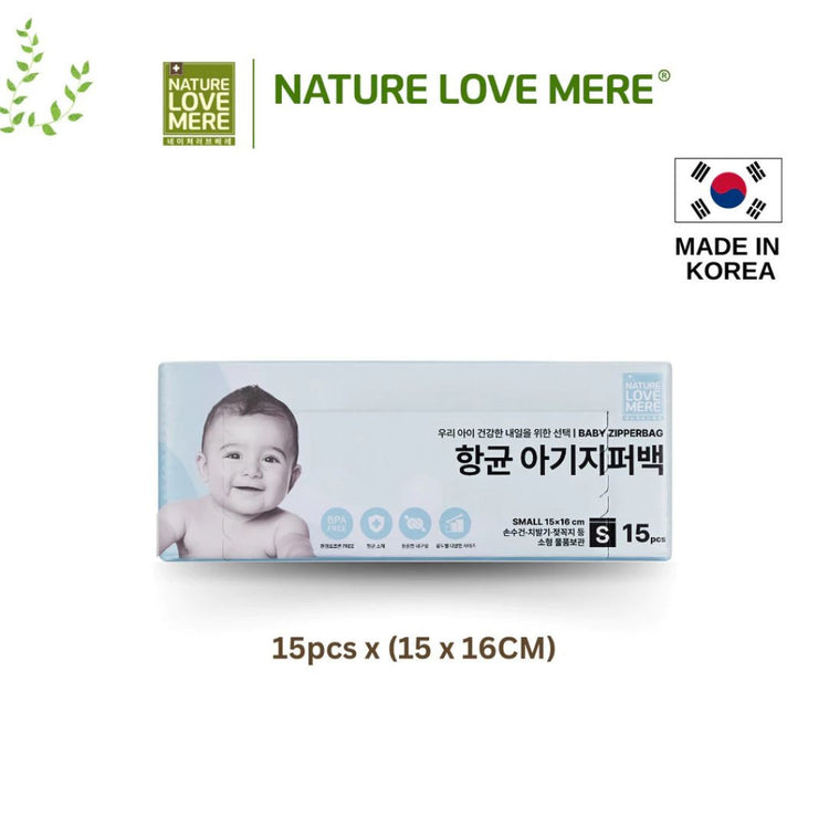 NATURE LOVE MERE Baby Zipper Bags | Bag Travel | Food Storage Zipperbag