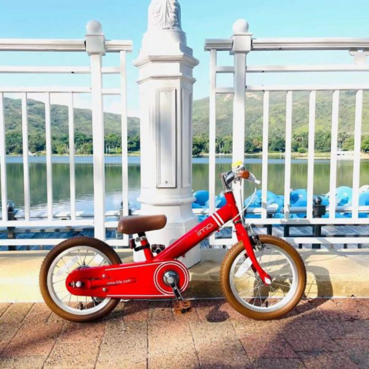 Iimo 2-in-1 Balance Bike 14" (Balance Bike to Pedal Bike) (Red)