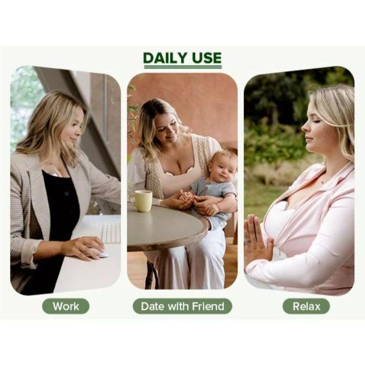 Haakaa E-Ladybug Wearable Electric Breast Pump 2pcs - Slim Silent 12 Suction Level Hands-Free