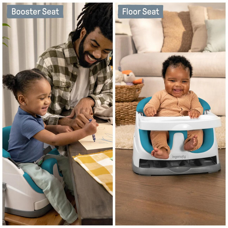 Ingenuity Baby Base 2-in-1 Seat - Blue (6m+)