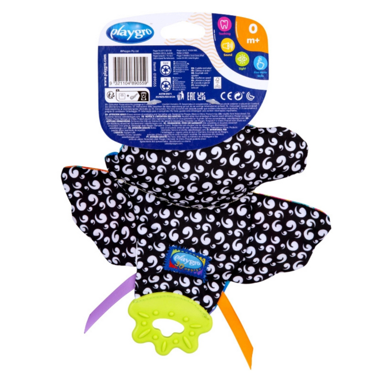 Playgro Crinkle Blankie Tamika Toucan (0m+)