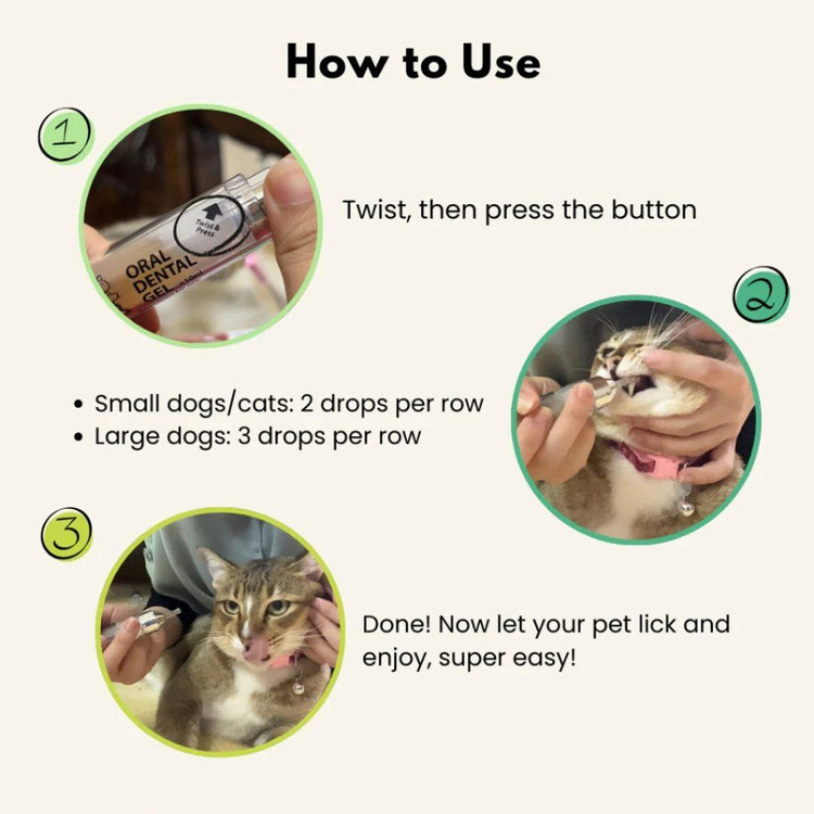 Pet Ganick Natural Oral Hygiene Dental Gel (10ml)