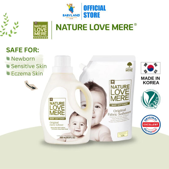 NATURE LOVE MERE Original Baby Fabric Softener | Suitable for newborn | For sensitive/eczema skin