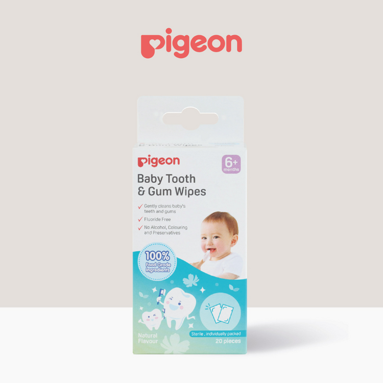 Pigeon Baby Tooth and Gum Wipes 20pcs (6m+)