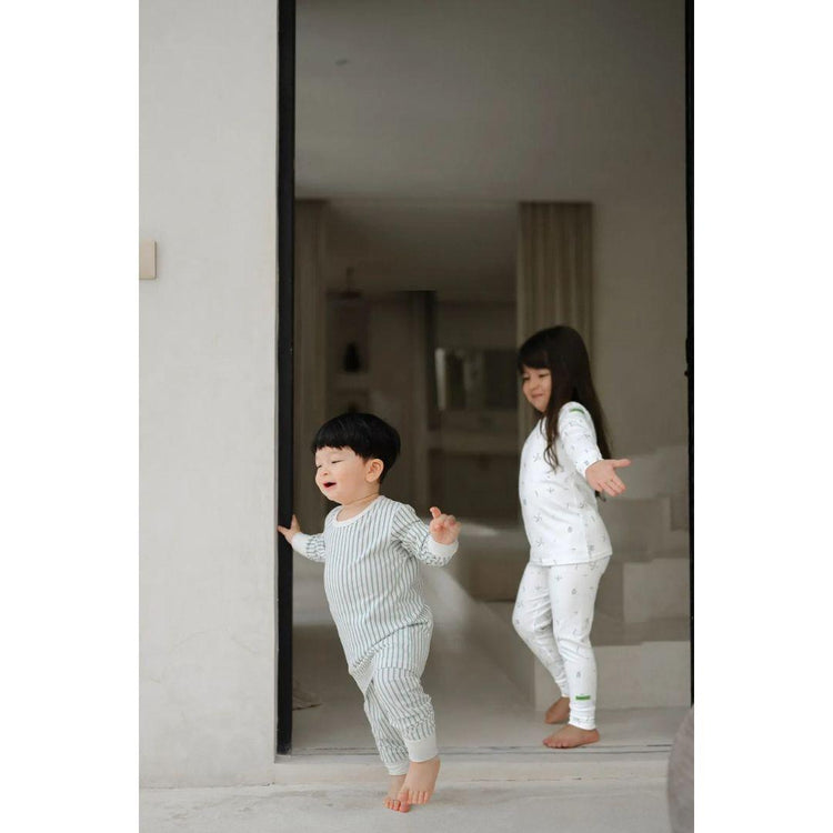 Hamako Tencel Micromodal Kids Long Set - Wilow