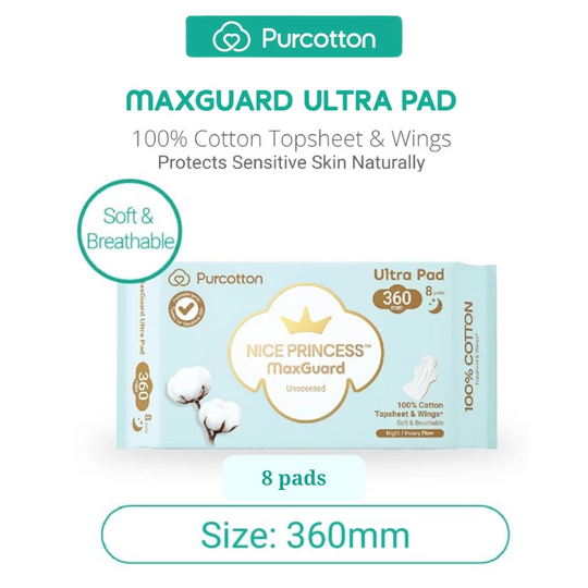 Purcotton Nice Princess MaxGuard Ultra Pad 360mm (8Pads)