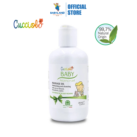 Cucciolo Baby Natural Massage Oil (200ml)