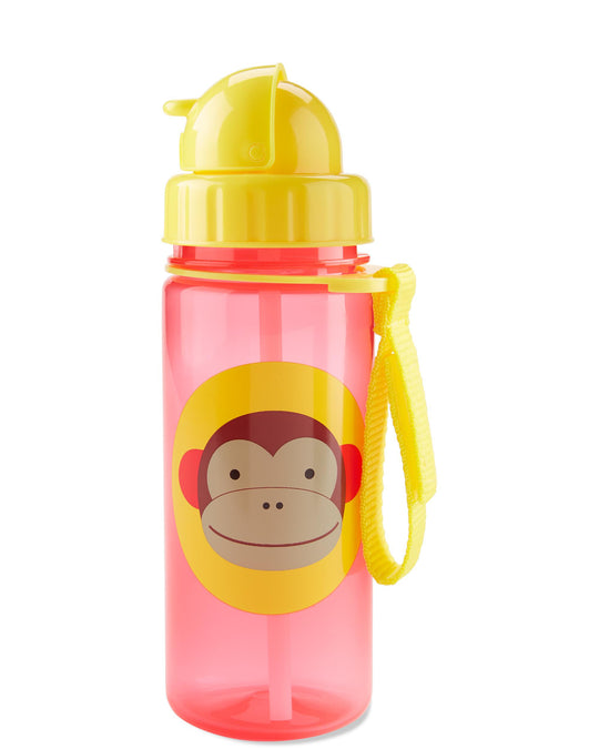 Skip Hop Zoo Straw Bottle 390ml - Monkey