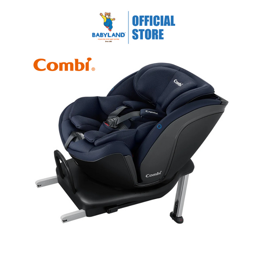 Combi Crossage 360 SL Isofix Convertible Car Seat - Navy Blue (0-12yrs)