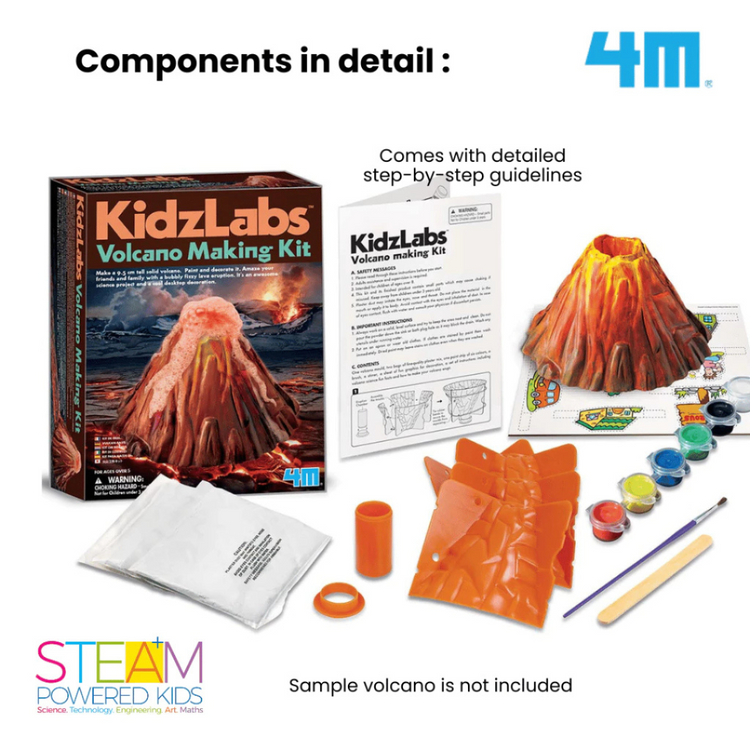 4M KidzLabs - Volcano Making Kit (8Y+)