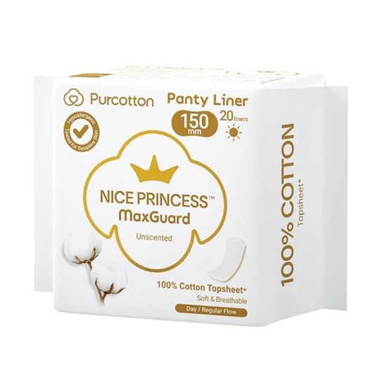 Purcotton Nice Princess MaxGuard Panty Liner 150mm (20Pads)