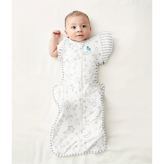 Love To Dream Stage2 Swaddle Up Transition Bag Bamboo 1.0 TOG - Stars & Moons