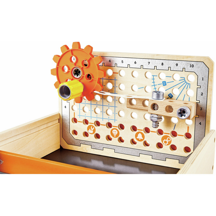 Hape 3029 Science Experiment Toolbox STEM Toy for Kids age 4 years+