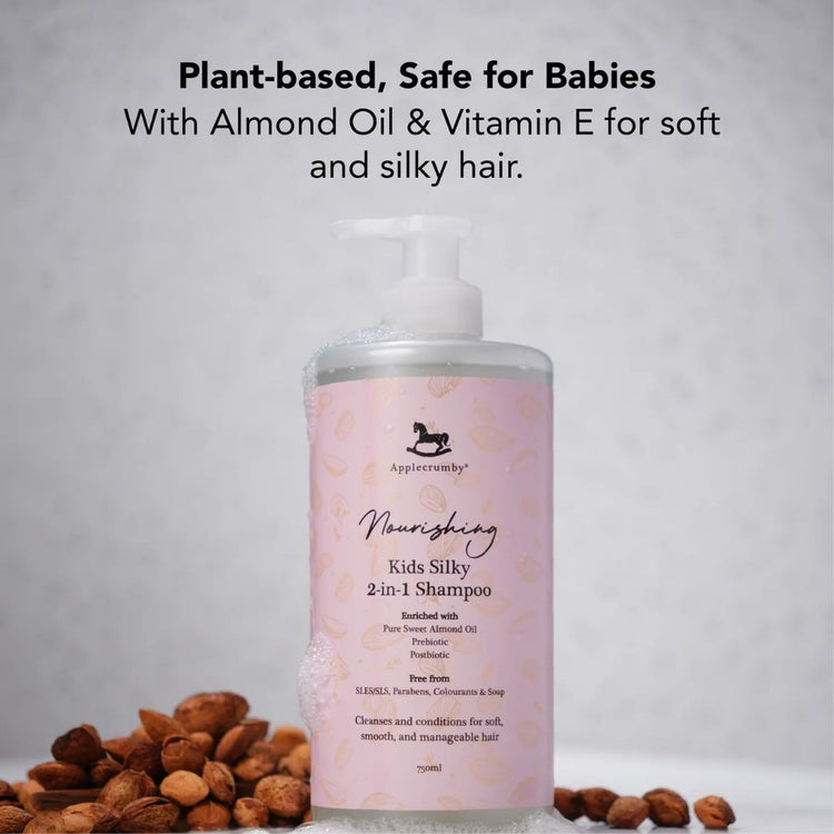 Applecrumby Nourishing Kids Silky 2-in-1 Shampoo 750ml
