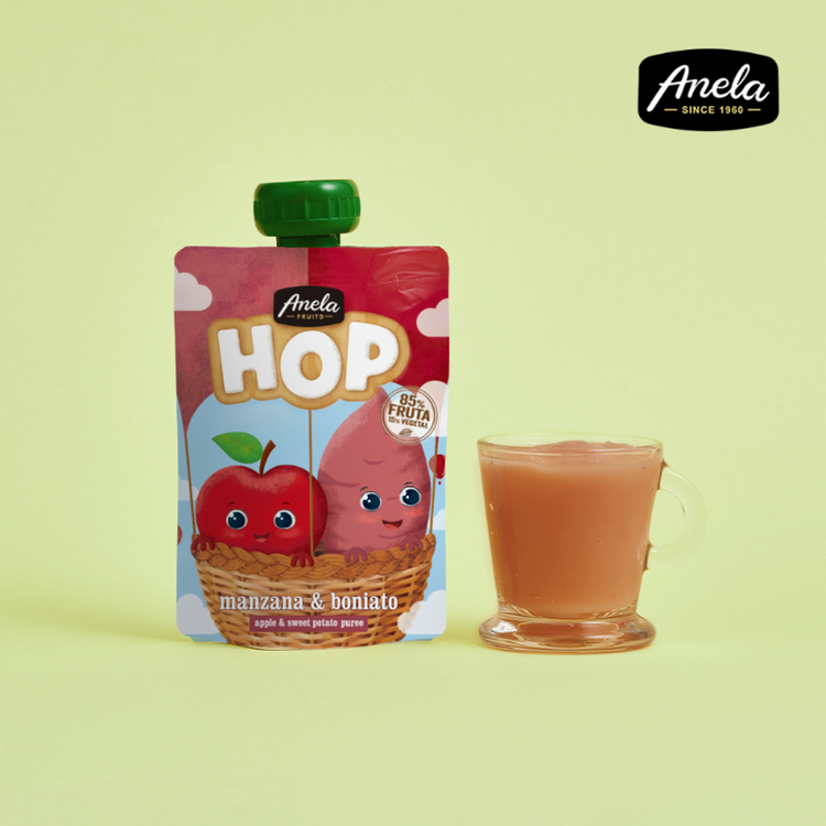 Anela Hop Fruit Puree 100g (6m+) [Halal] /Made in Spain