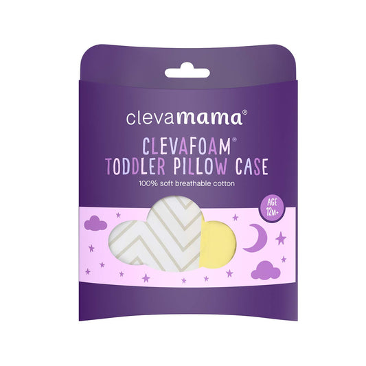 Clevamama Clevafoam Toddler Pillow Case - Grey
