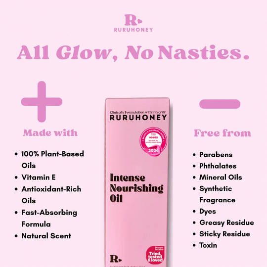 RuruHoney Intense Nourishing Oil 30ml (KKM Notified, 100% Natural)