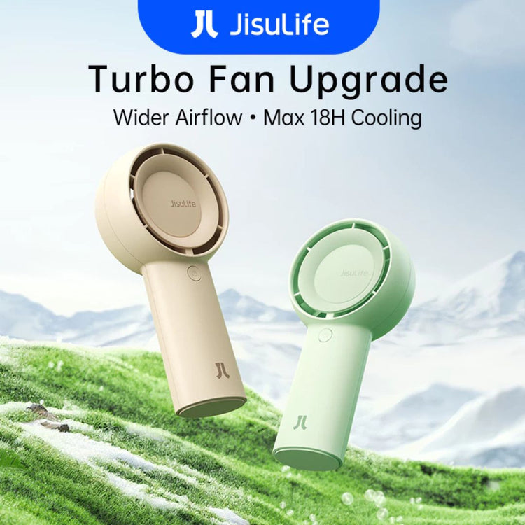JisuLife Handheld Fan Life5 Plus (4000mAh/6000mAh) (FA43) | 5 Wind speeds Portable Handheld and Desk Turbo Fan Upgrade