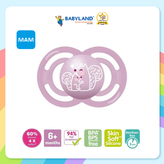 Mam Perfect Colours of Nature Pacifier (6M+) - Pink