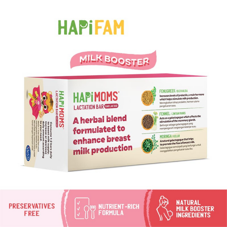 Hapimoms Lactation Bar 150g (5 x 30g)