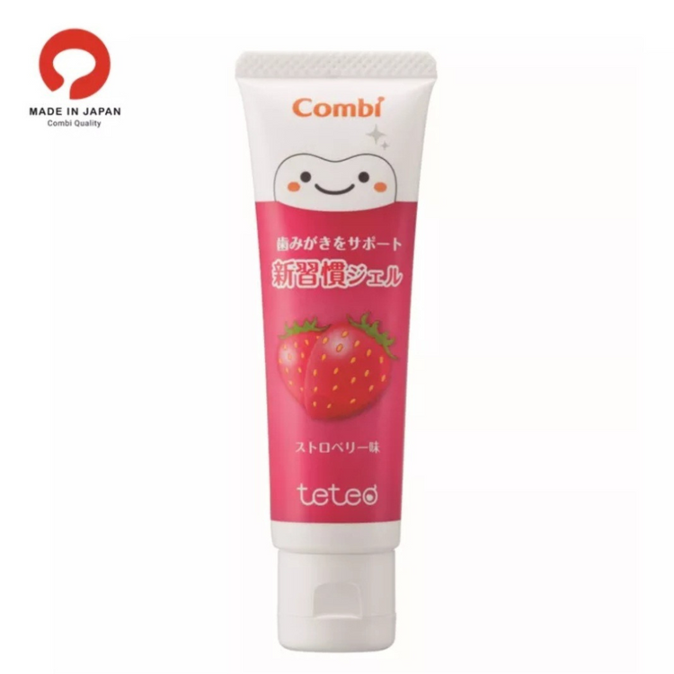 Combi Baby Teteo Gel Dentifrice Toothpaste 30g (9m+) (Grape, Strawberry)