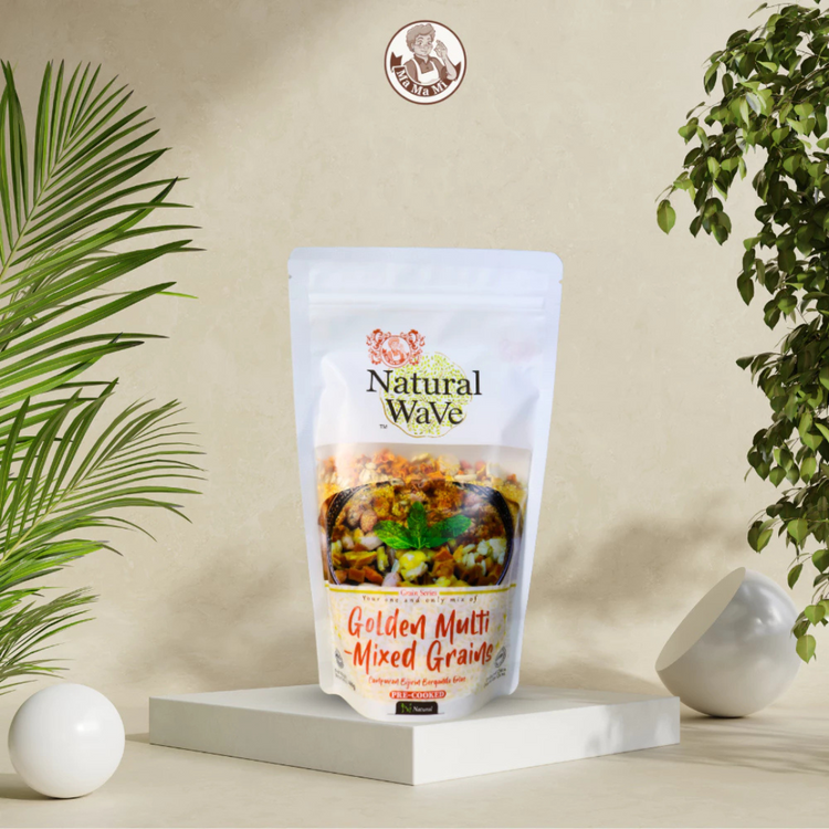 Mamami Natural Wave Golden Multi-Mixed Grains 400g | 4 Servings | Nutrient Dense | Pre=Cooked Meal