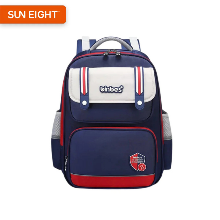 binbes® by Sun Eight Matez Ergonomic Spine Protection Primary School Bag with FLOATECH™