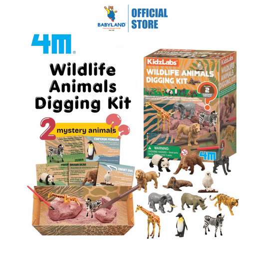 4M KidzLabs - Wildlife Animals Digging Kit (5Y+)