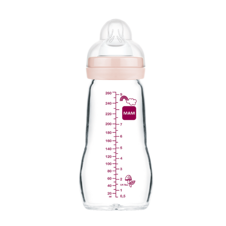 MAM Feel Good Glass Bottle 260ml