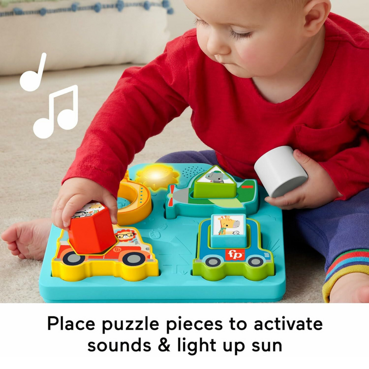 Fisher-Price Shapes & Sounds Vehicle Puzzle 9m+