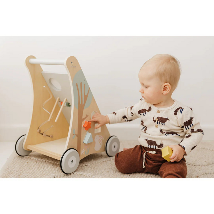 BUBBLE Wooden Activity Play Walker (18m+)