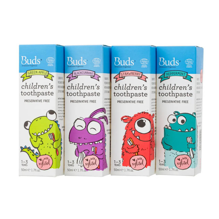 Buds Children's Toothpaste With Xylitol 50ml (1-3yrs)