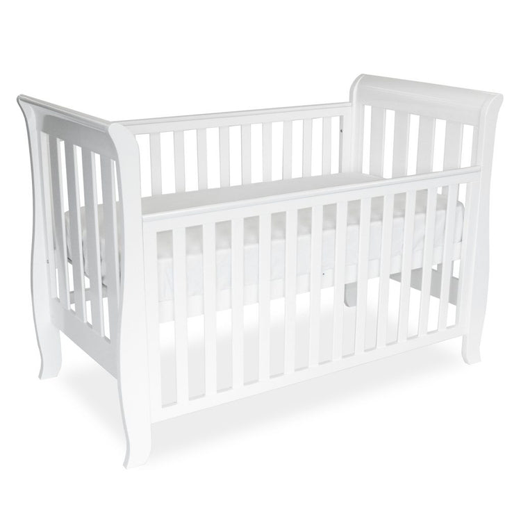 [Pre-Order] Babyhood Classic Sleigh 4-in-1 Cot - White