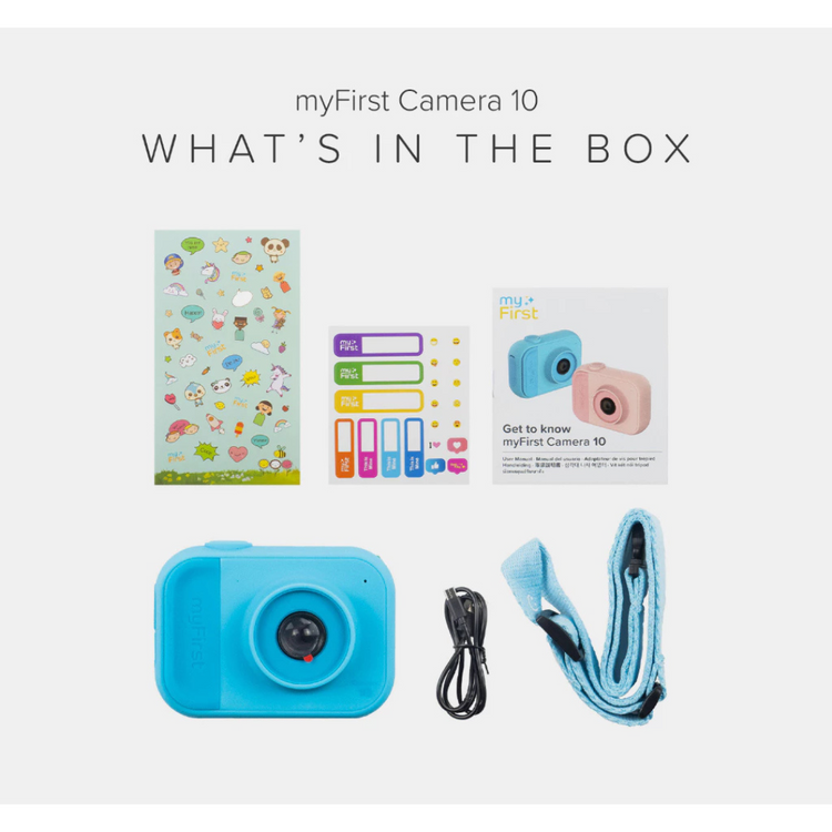 myFirst Camera 10 Mini Digital Camera for Kids with 5MP Camera High Quality Pictures and Videos Camera Gifts
