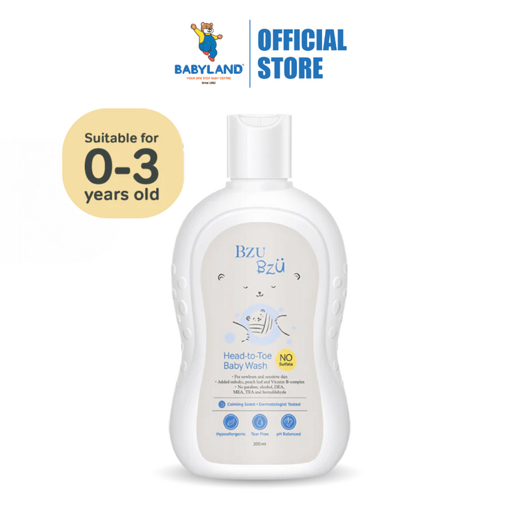 BZU BZU Head to Toe Baby Wash ( 200ml / 600ml )