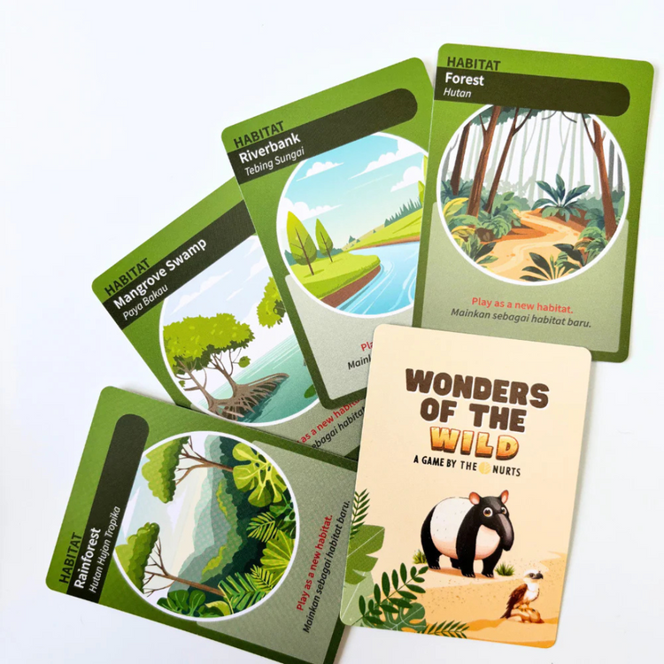 The Nurts Wonders of the Wild - A Bilingual Zoo Card Game