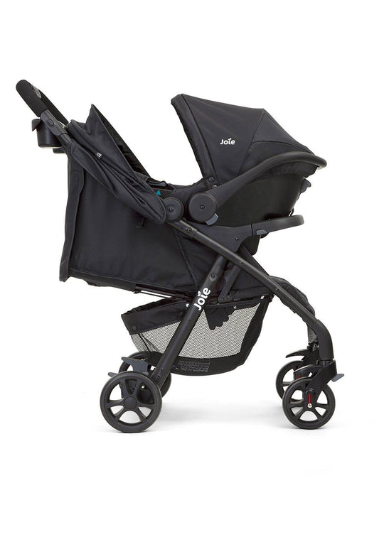 Joie Muze LX Travel System - Coal (Birth to 15kg)