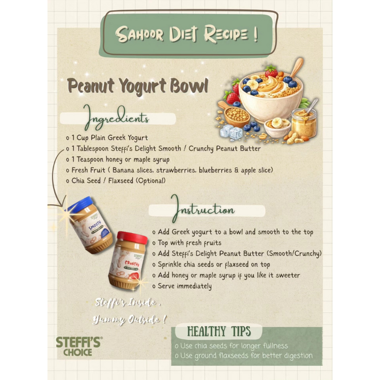 Steffi's Smooth Peanut Butter 453g - Halal