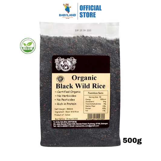 Mamami Organic Black Wild Rice (500g)