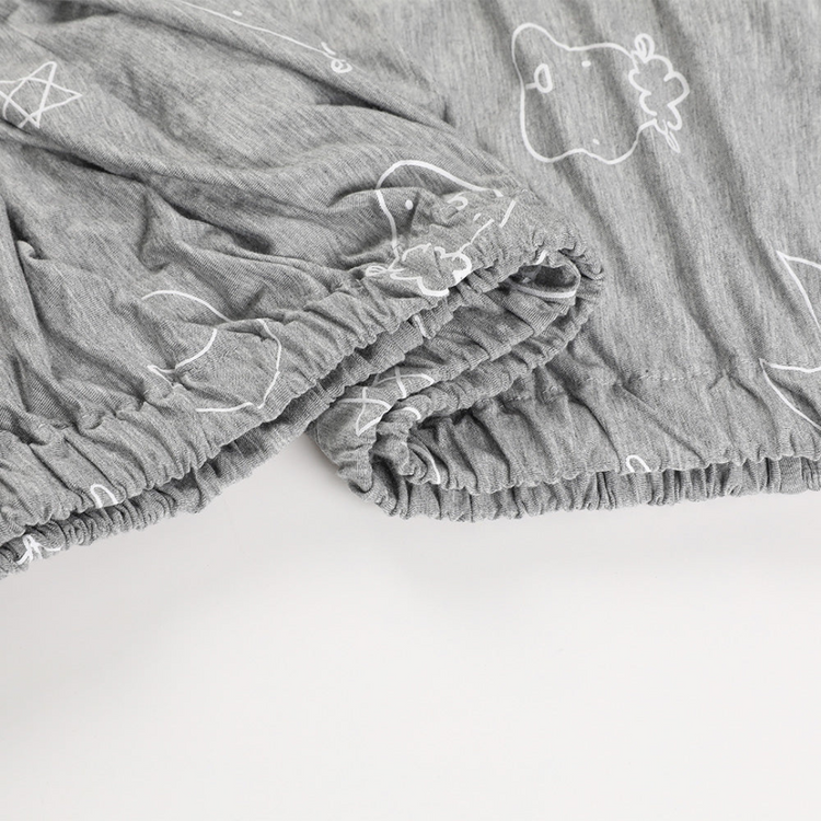 Baa Baa Sheepz Mattress Sheet Sweet Dreams Baa Baa Grey - Single Bed