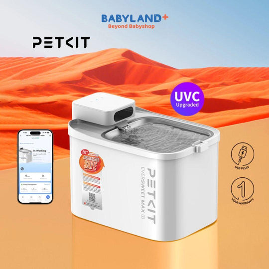 PETKIT EVERSWEET MAX 2 UVC Smart Pet Drinking Fountain (Cordless)