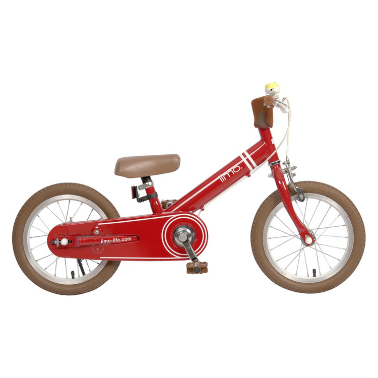 Iimo 2-in-1 Balance Bike 14" (Balance Bike to Pedal Bike) (Red)