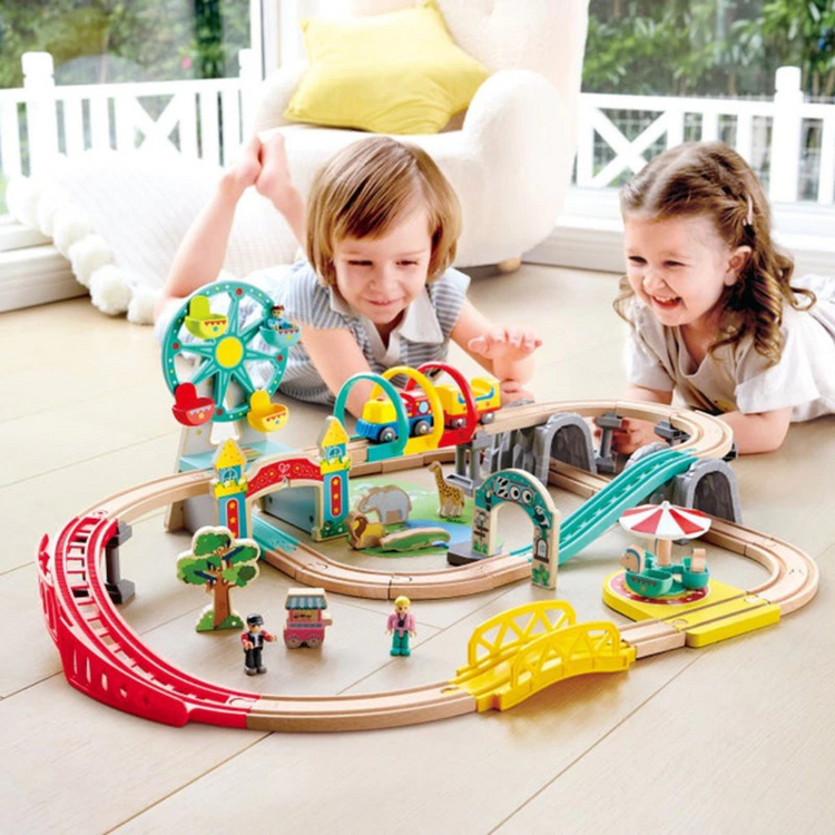 Hape 8571 Joyful Ride Railway Set Suitable For Age 3+ Years