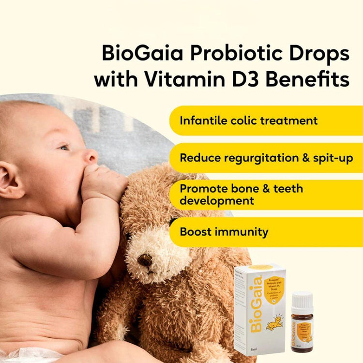 BioGaia Drops With Vitamin D3 Twin Pack