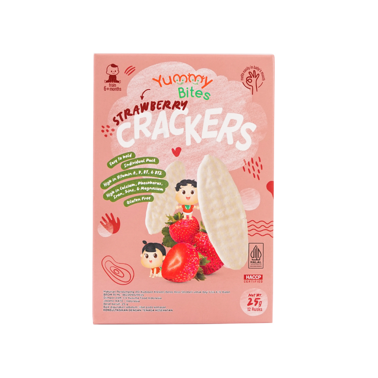 Yummy Bites Rice Crackers 25g (6M+)