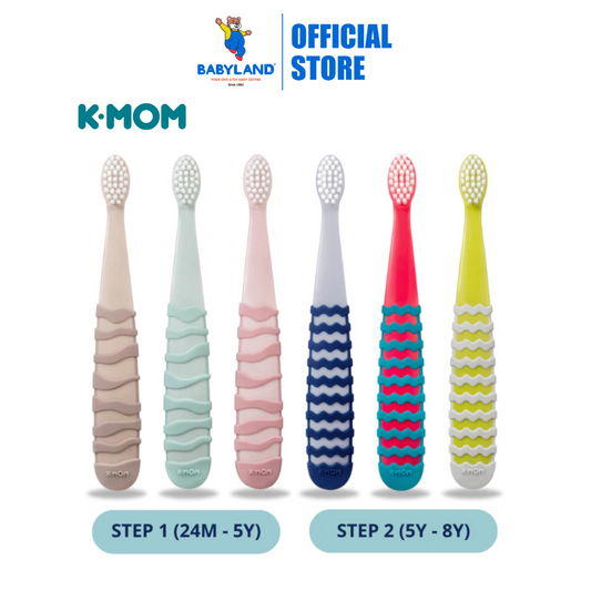 K-Mom Kids Toothbrush 24 Months-8 Years Old