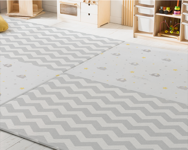 Parklon PVC LA Pure Soft Mat (Double Sided) - 130X190X1.2 Elephant Star