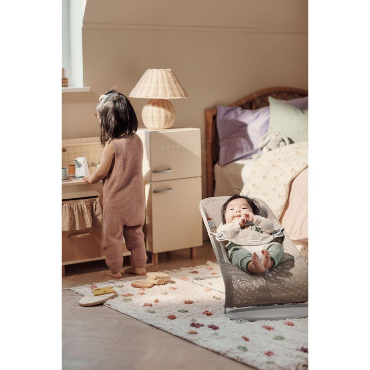 BabyBjorn Bouncer Balance Soft Mesh Grey Frame 8–29 lbs, from 21 in, 0–2 years